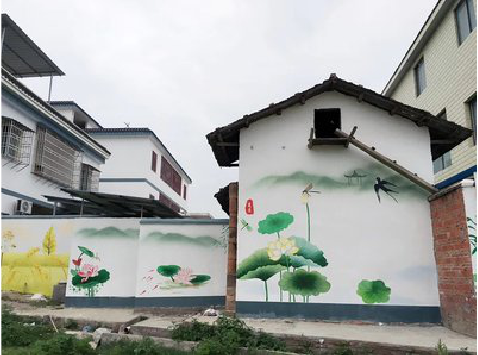 富顺室外墙绘-从选材到保养。