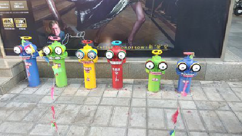 富顺商业区彩绘