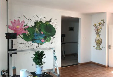 富顺墙体彩绘相比墙纸的优势。