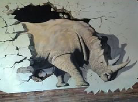 富顺在墙绘中，如何绘制3D效果？