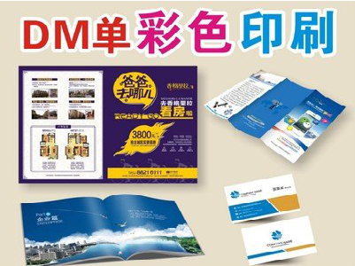 富顺单页印刷,色彩搭配简单。